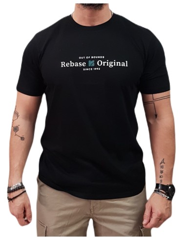 Rebase - 251RTS-9015 - Black - Μπλούζα Μακό