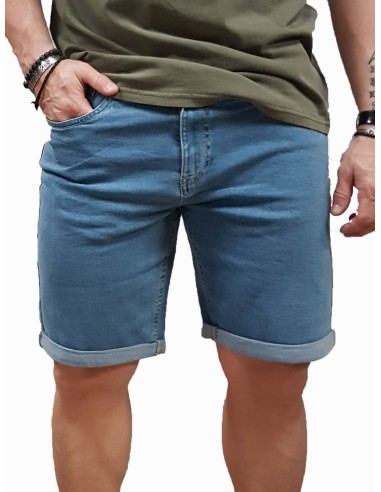 Rebase - 251RJS-7014 - Lt Blue Denim - Βερμούδα Jean