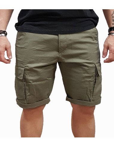 Rebase - 251RMSHO-7026 - Cargo Shorts - Sage - Βερμούδα