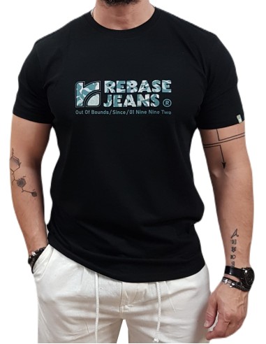 Rebase - 251RTS-9013 - Black - Μπλούζα Μακό