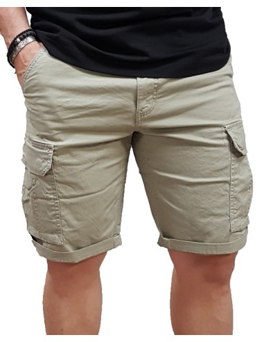 Rebase - 251RMSHO-7001 - Cargo Shorts - Pale Green - Βερμούδα