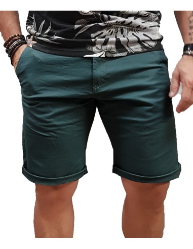 Rebase - 251RMSHO-7002 - Chinos Bermuda - Smalt Blue - Βερμούδα