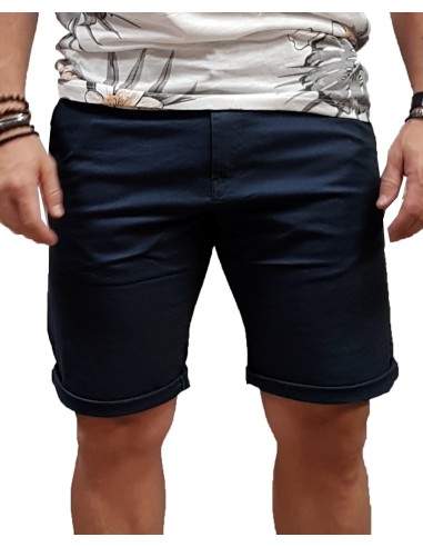 Rebase - 251RMSHO-7002 - Chinos Bermuda - Navy - Βερμούδα