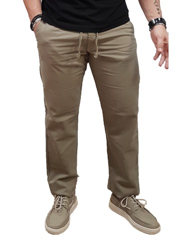 Jack&Jones - 12253071- JPST Kane Hybrid Bondi Jogger SN - Dusty Olive - Παντελόνι Υφασμάτινο - λινό