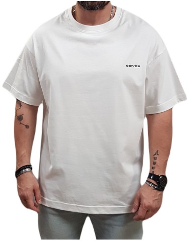 Cover - New Over - YT101-30- White - Oversize Fit - Μπλούζα Μακό