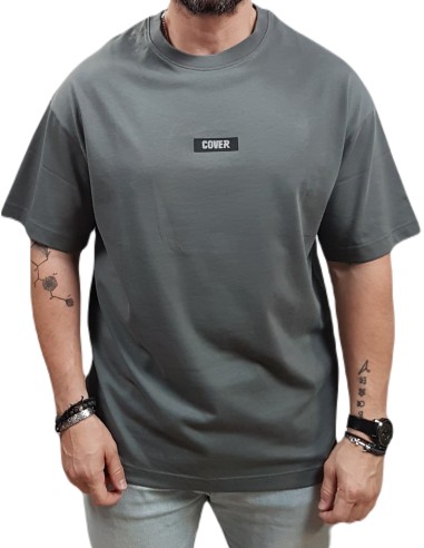 Cover - New Over - YT103-30 - Grey - Oversize Fit - Μπλούζα Μακό