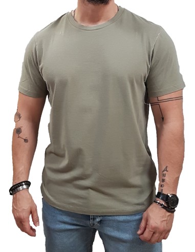 Superdry - M1012140A 1KH - Classic Essential Tee - Light Khaki Green - Μπλούζα Μακό
