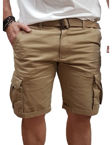 Rebase-251RMSHO-7011 - Cargo Shorts - BRASS BEIGE - Βερμούδα