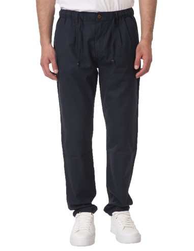 Rebase - 251RCP-4031 - Navy Linen - Παντελόνι υφασμάτινο