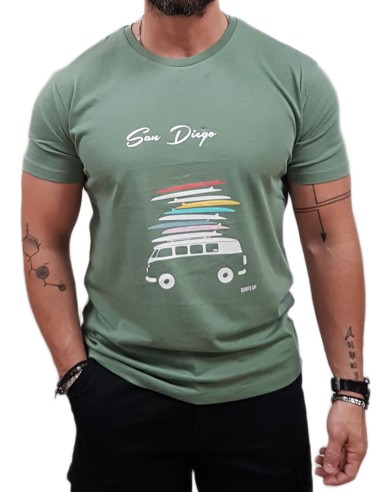 Camaro - 25027-153-751(057) - Regular - Green - Μπλούζα μακό