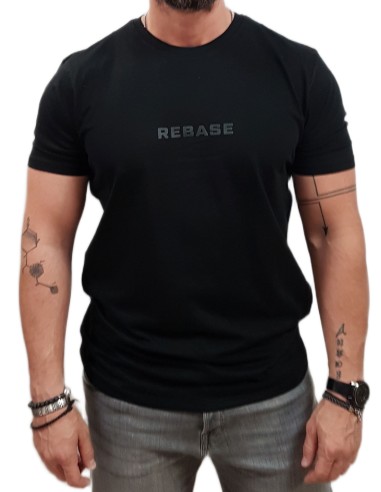 Rebase - 251RTS-9039 - Black - Μπλούζα Μακό