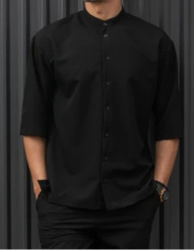 Henry - 9-100 - Black - Πουκάμισο