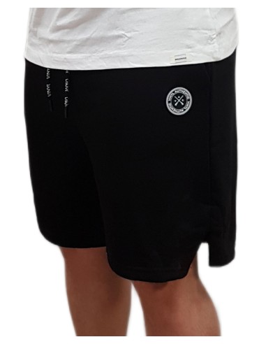 Vinyl Art - 03915-01- monocuts shorts - Black - Βερμούδα Μακό