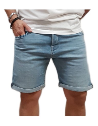 Jack&Jones - 12269608 - JJI RICK JJ Fox SHORTS CB 310 SN - Blue Denim - Βερμούδα