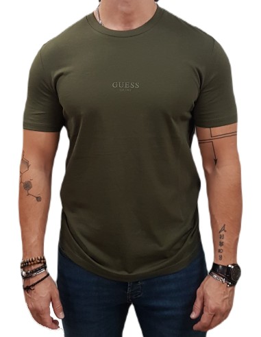 Guess - M2YI72I3Z14-G896- Khaki - Slim Fit - T-Shirt Μακό