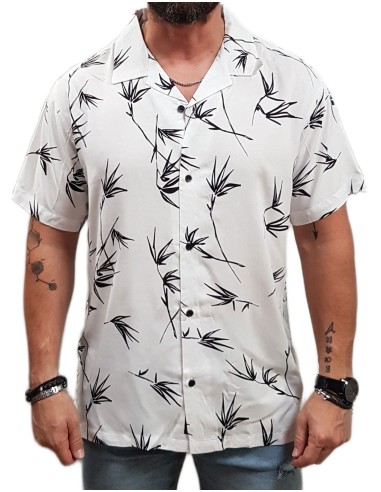 Rebase - 251RGS-5043 - Shirt AOP - CC31 White - Κοντομάνικο Πουκάμισο