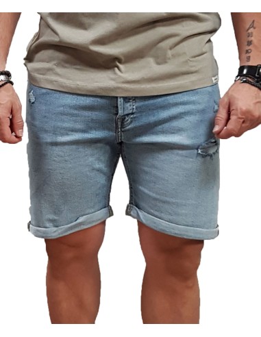 Jack&Jones - 12269612 - JJI RICK JJ Original SHORTS AM 360 SN - Blue Denim - Βερμούδα