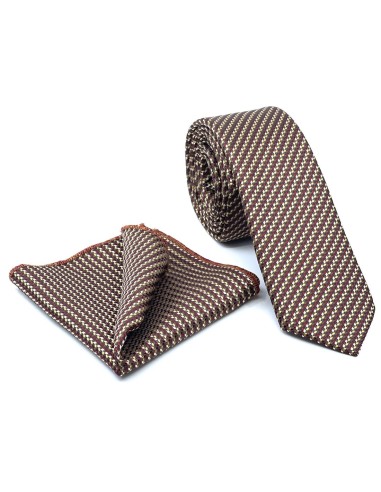 Legend - L-050-233/E - BROWN Micro- Γραβάτα