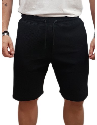 Rebase - 251RMS-6010 - Rip Short - Black  - Βερμούδα