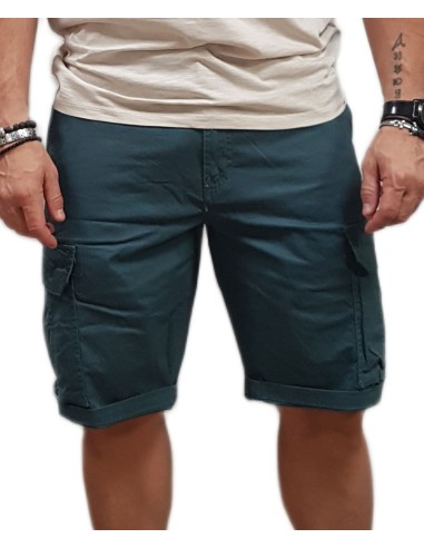 Rebase - 251RMSHO-7001 - Cargo-Shorts - Smalt Blue - Βερμούδα
