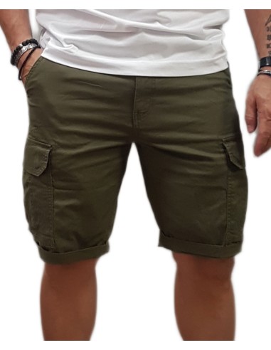 Rebase - 251RMSHO-7001 - Cargo-Shorts - Khaki - Βερμούδα