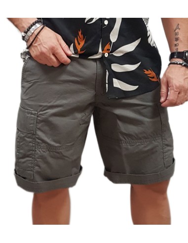 Jack&Jones - 12274389 - JPST Cole  Mateo Carghort Mid - Castlerock  - Βερμούδα Υφασμάτινη