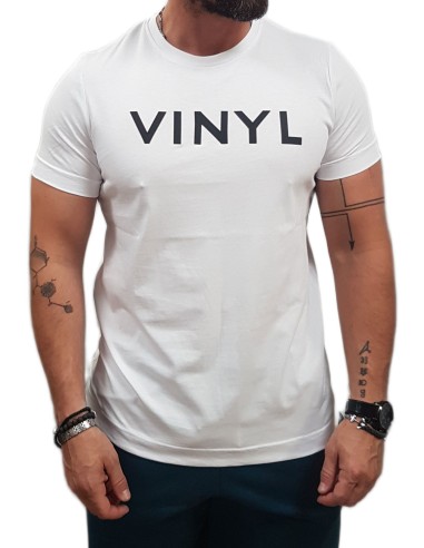Vinyl Art - 99240-02 - elevated logo t-shirt - White - μπλούζα μακό