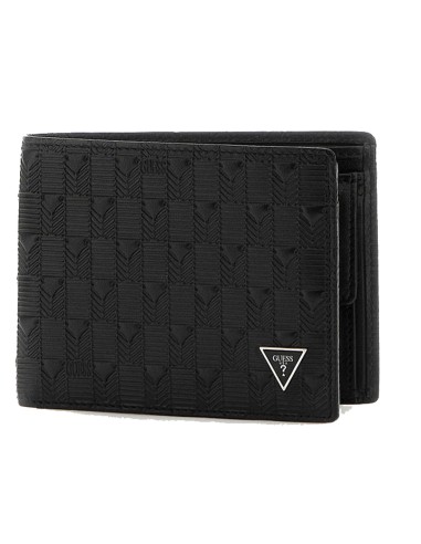 Guess - SMMADLLEA20-BLA - Torino - Black - Leather - Πορτοφόλι