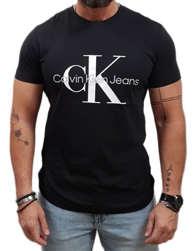 Calvin Klein  - J30J320935 BEH - Core Monogram - Ck Black - Slim Fit - Μπλούζα Μακό