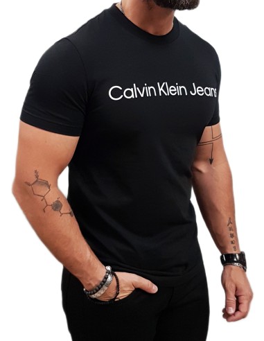 Calvin Klein  - J30J322552 BEH  - CK Essential - Ck Black - Slim Fit - Μπλούζα Μακό