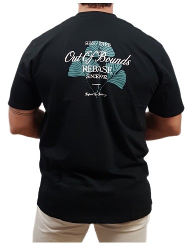 Rebase - 251RTS-9021 - Black - Μπλούζα Μακό