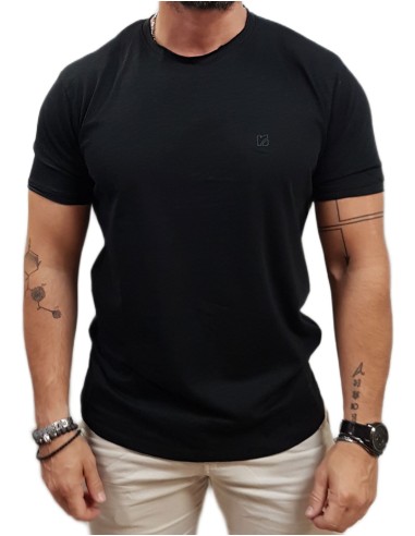 Rebase - 251RTS-9034  - Black - Μπλούζα Μακό