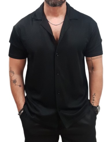 Makan - 250-211 - Claudio - Nero - Overshirt Πουκάμισο