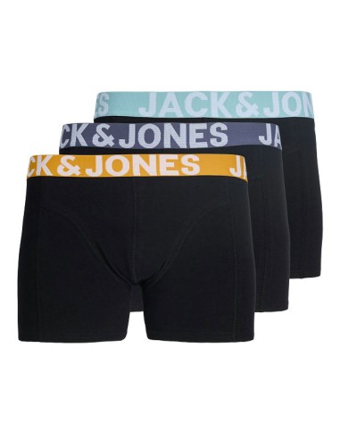 Jack&Jones - 12285740 - Jac Conor Solid Trunks 3 Pack - Black/Black  - Εσώρουχα