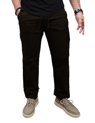 Jack&Jones -12274977 - JPST Kane Hybrid Bondi Jogger SN - Black - Παντελόνι Υφασμάτινο - λινό