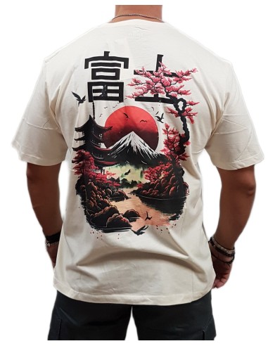 Jack&Jones - 12278393 - Jor Fuji Tee SS Crew Neck TG - Antique White - Κοντομάνικο μπλουζάκι