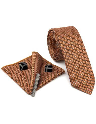 Legend - L-050-317- Orange - 7.5cm MICRO - Γραβάτα