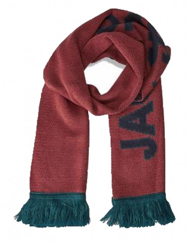 Jack&Jones - 12158268 - Jac Mac Knit Scarf - Brick Red - Αξεσουάρ Κασκόλ