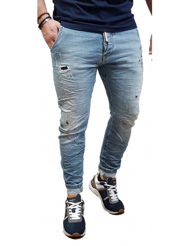 Cover - Namos - B3775 - 3D Loose Skinny Fit - Blue Denim - παντελόνι Jeans