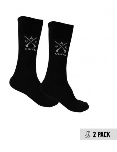 Vinyl Art - 145201- VINYL LOGO SOCKS - Black - 2 PACK - Κάλτσες
