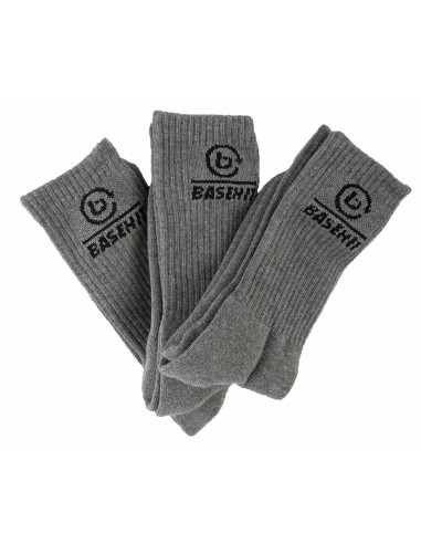 Basehit- 202.BU08.04 - (3 PACK) - Grey ML - Κάλτσες