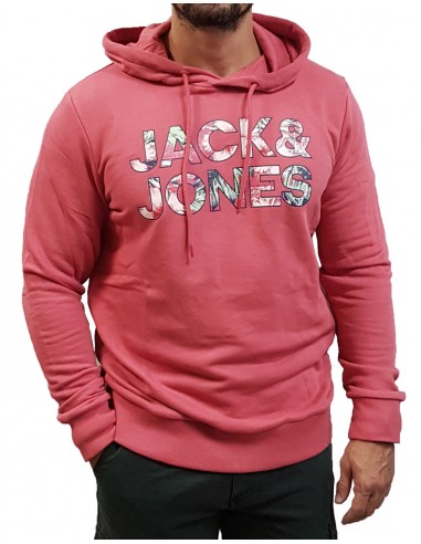 Jack&Jones - 12182358 - Jj Fleur Sweat Hood - Slate Rose - Slim Fit - Φούτερ
