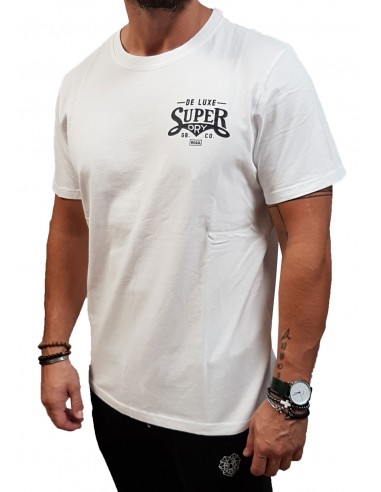 Superdry - M1011217A 42C - Black out Tee -  Optic 2 - Μπλούζα Μακό