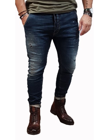 Cover - Namos - Q3475-23 - 3D Loose Skinny Fit - Blue Denim - παντελόνι Jeans