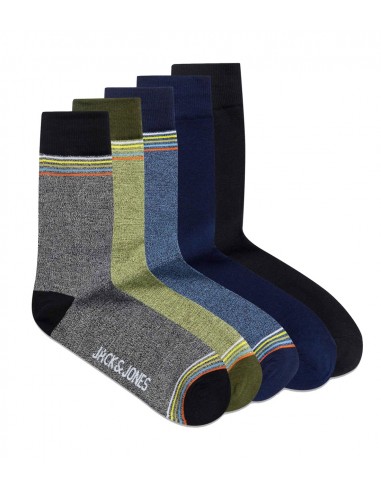 Jack&Jones - 12194895 - Jac Paul Melange Sock - One Size - Maritime Blue   - Κάλτσες