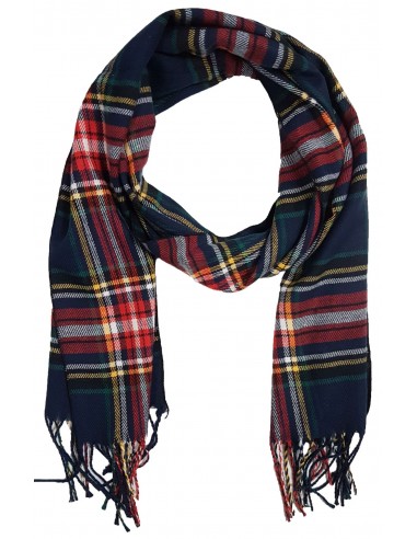 Legend - LGS-3021-87 - Check Blue Colorful - Κασκόλ Cashmere Touch
