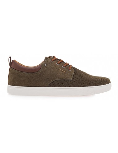 Calgary - 700500(ZS) K22 6005 - Khaki Suede Tan Perforated - Παπούτσια