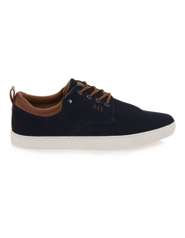 Calgary - 700-500(ZS) K21 6005 - Navy suede Perforated - Παπούτσια