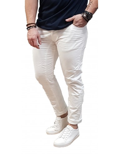 Cover - Biker - I0041-24 - White - Skinny Fit - παντελόνι Jeans