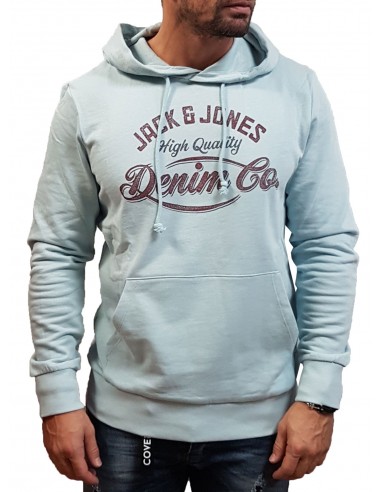 Jack&Jones - 12190032 - Jj Entry Sweat light Hood - Winter Sky - Slim Fit - Φούτερ